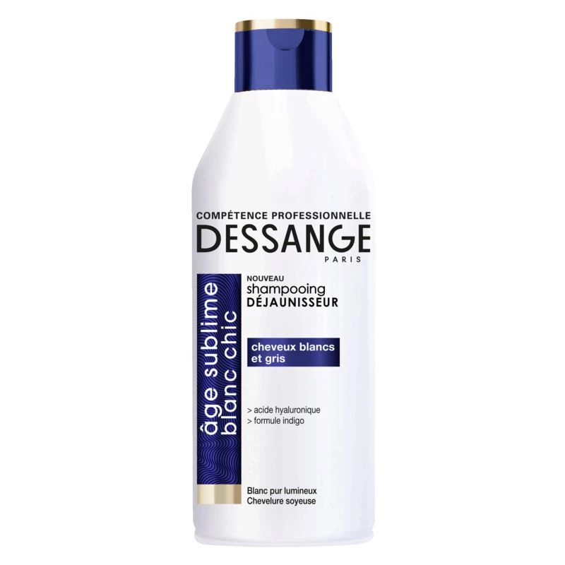 Shampoo anti-amarelecimento branco e cinza 250ml - DESSANGE