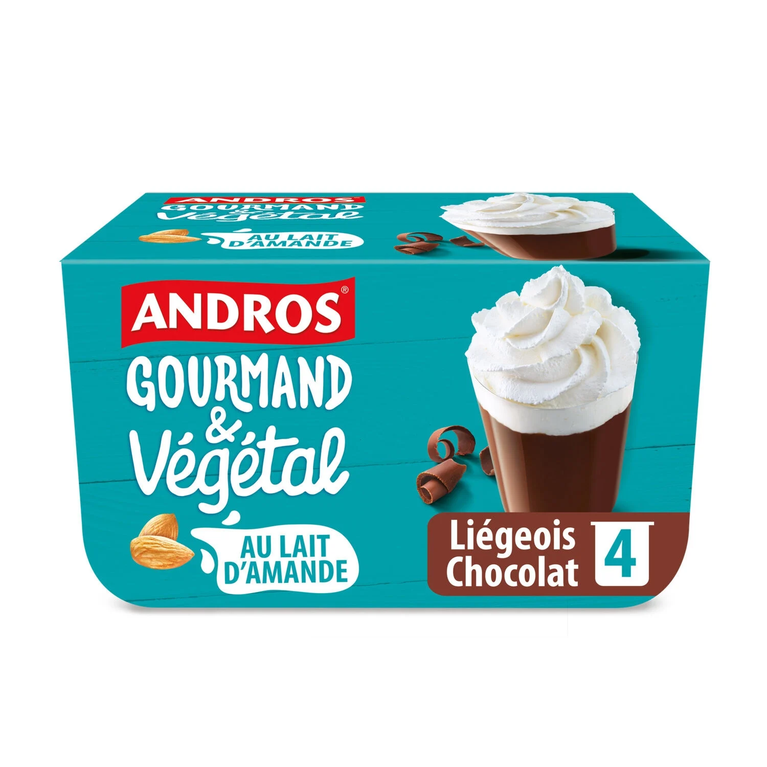 Andros Liegeois Choco 4x90g