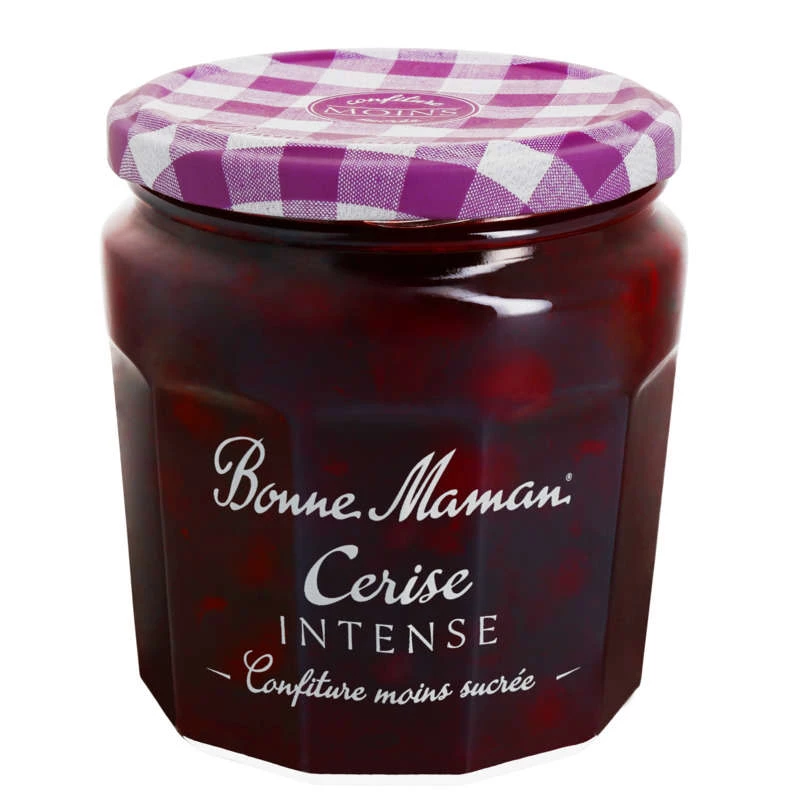 Less sweet Intense Cherry Jam 335g - BONNE MAMAN