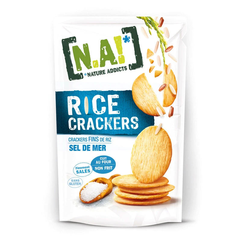 Rice Crackers Sachet 70g N.a.! Parfum Sel De Mer