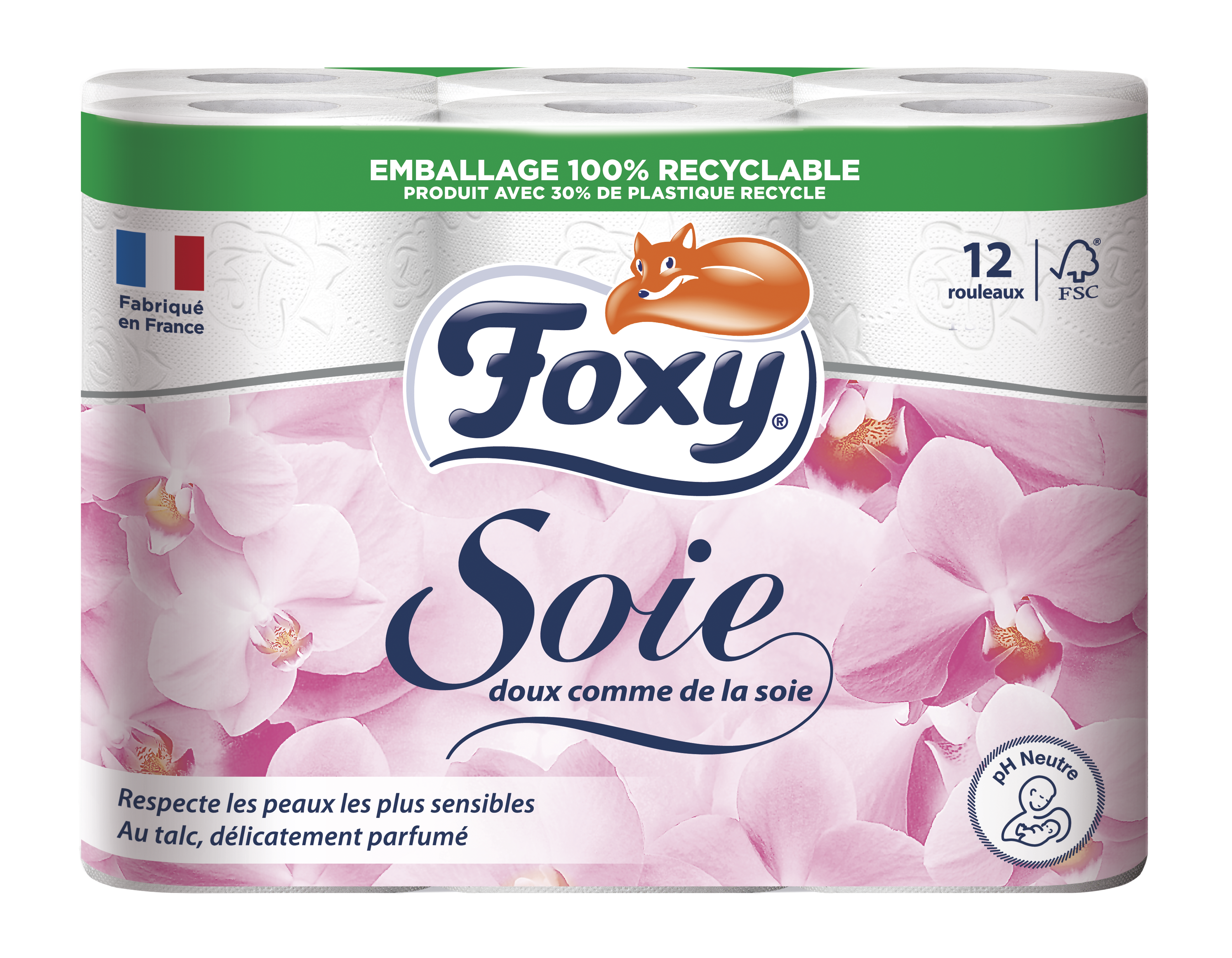 Foxy Bouquet Color Papier Toilette 3 Couches 4 + 2 Rouleaux