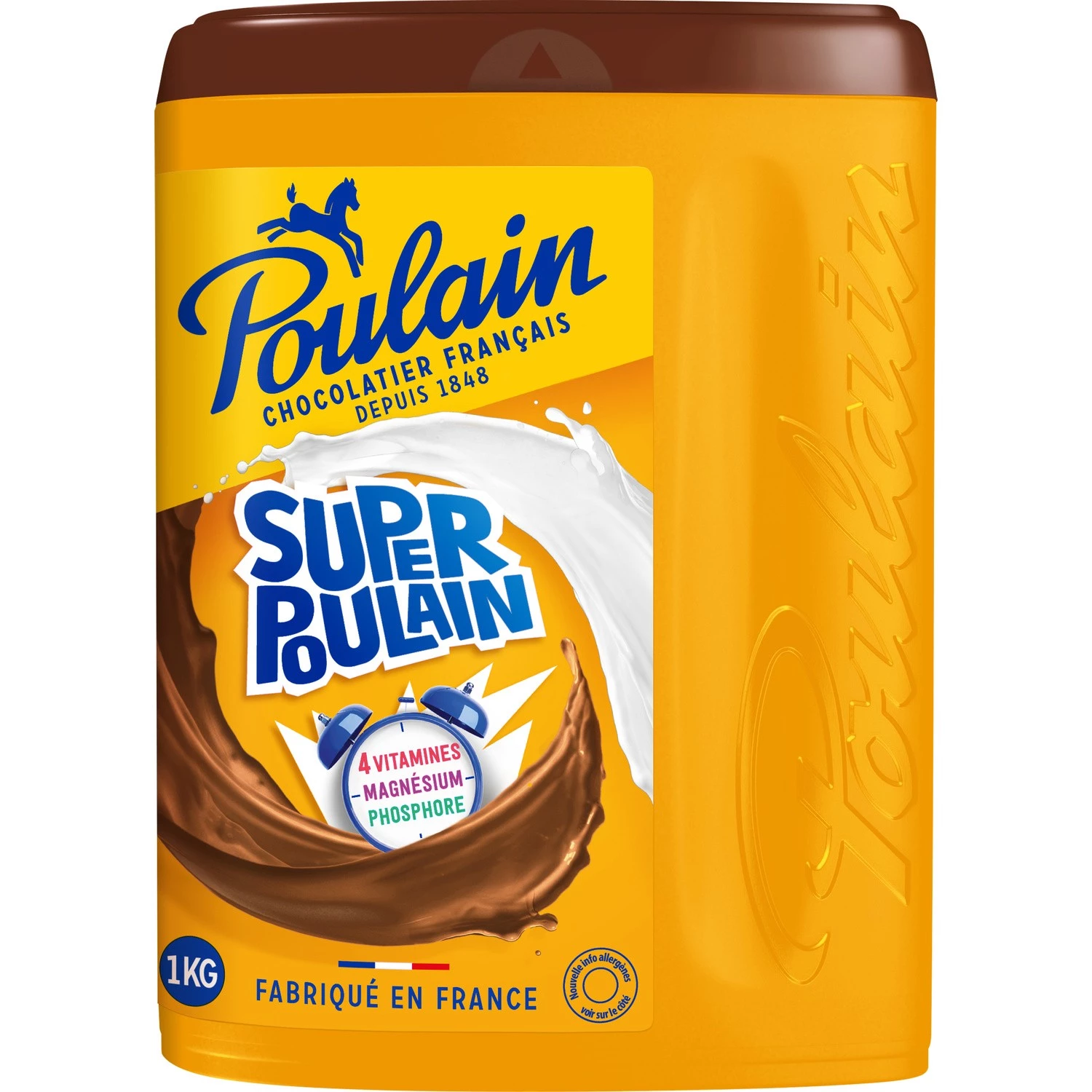 مسحوق شوكولاتة سوبر بولين 1 كجم - POULAIN