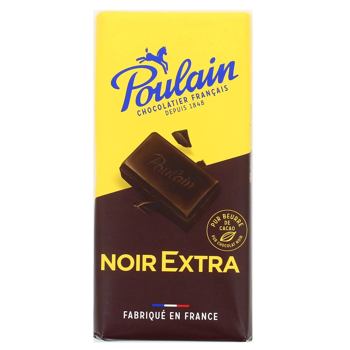 Tablette de chocolat noir extra 200g - POULAIN