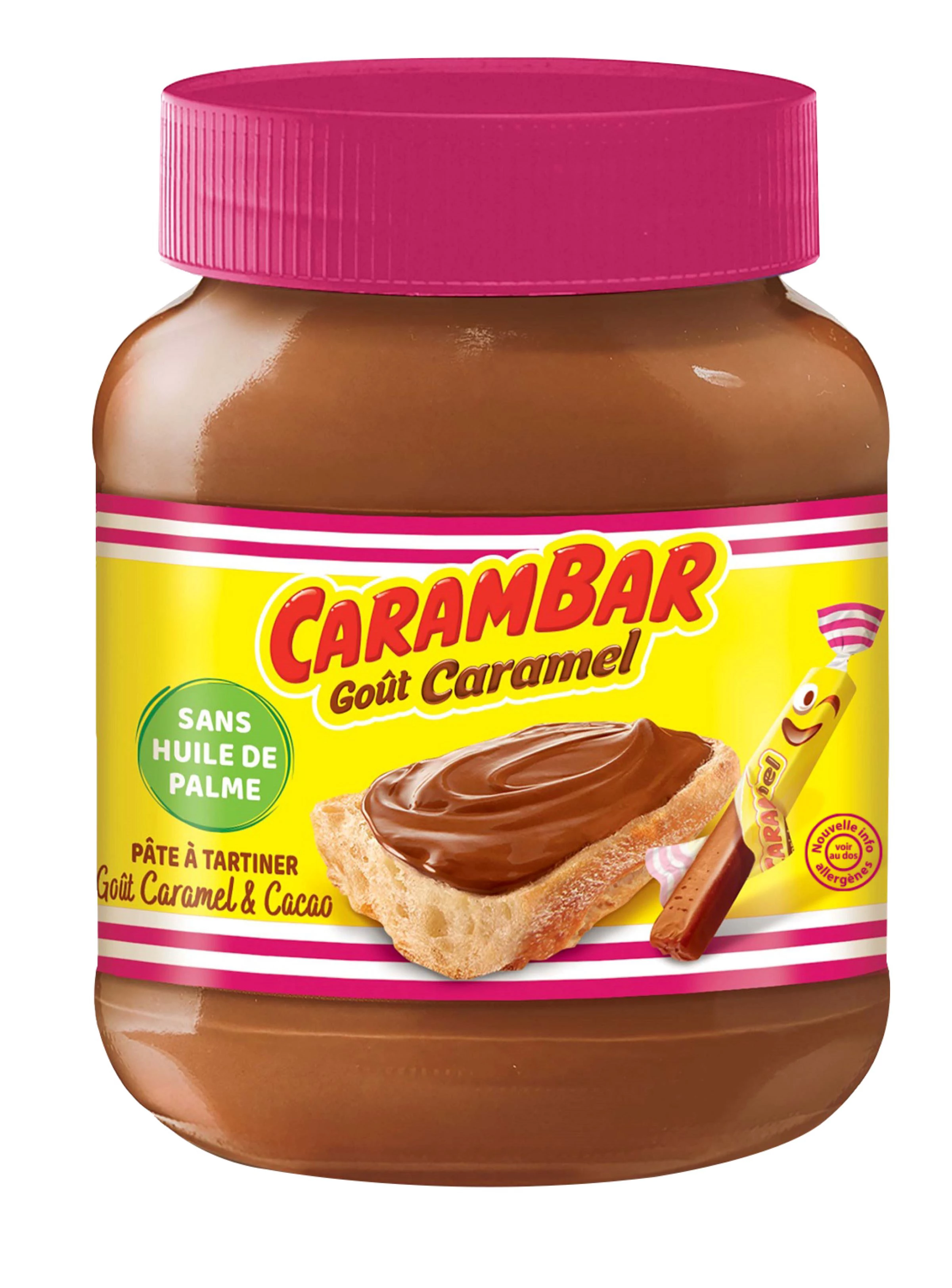 Caramel and Cocoa Flavor Spread 350g - CARAMBAR
