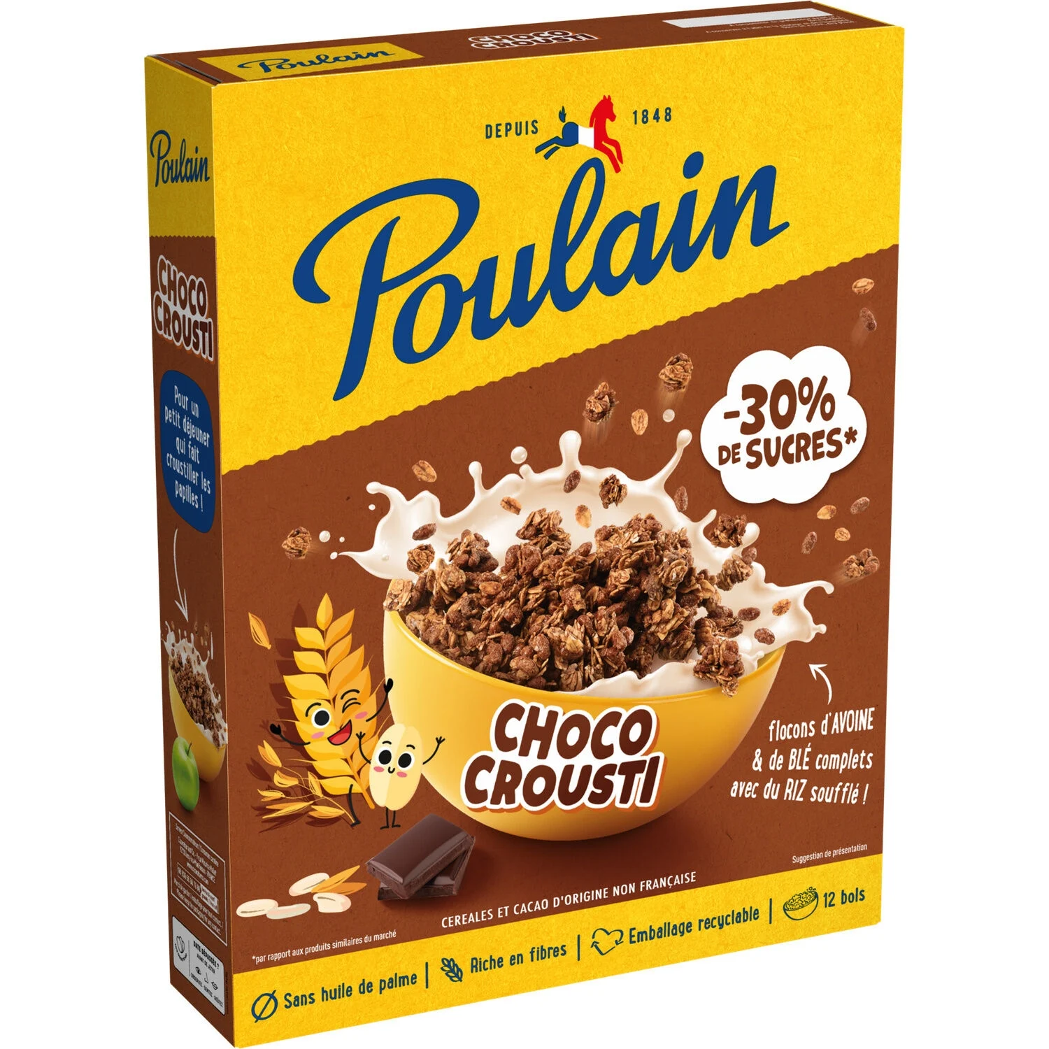 Poulain Choco Crousti 375gr