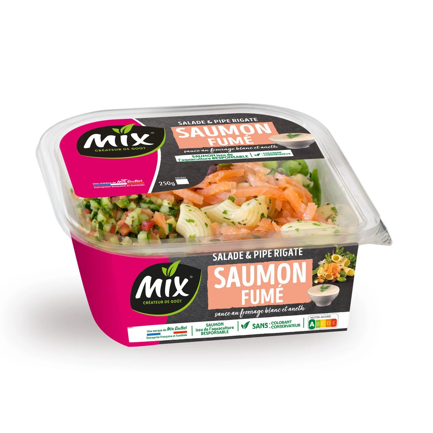 250g Salade Bol Saumon Mix