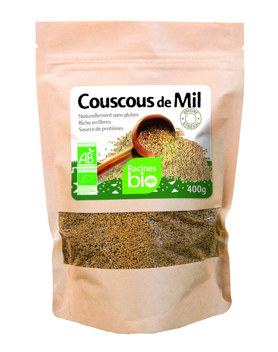Cous Cous De Mil Thiacri (20 X 400 G) - Racines Bio