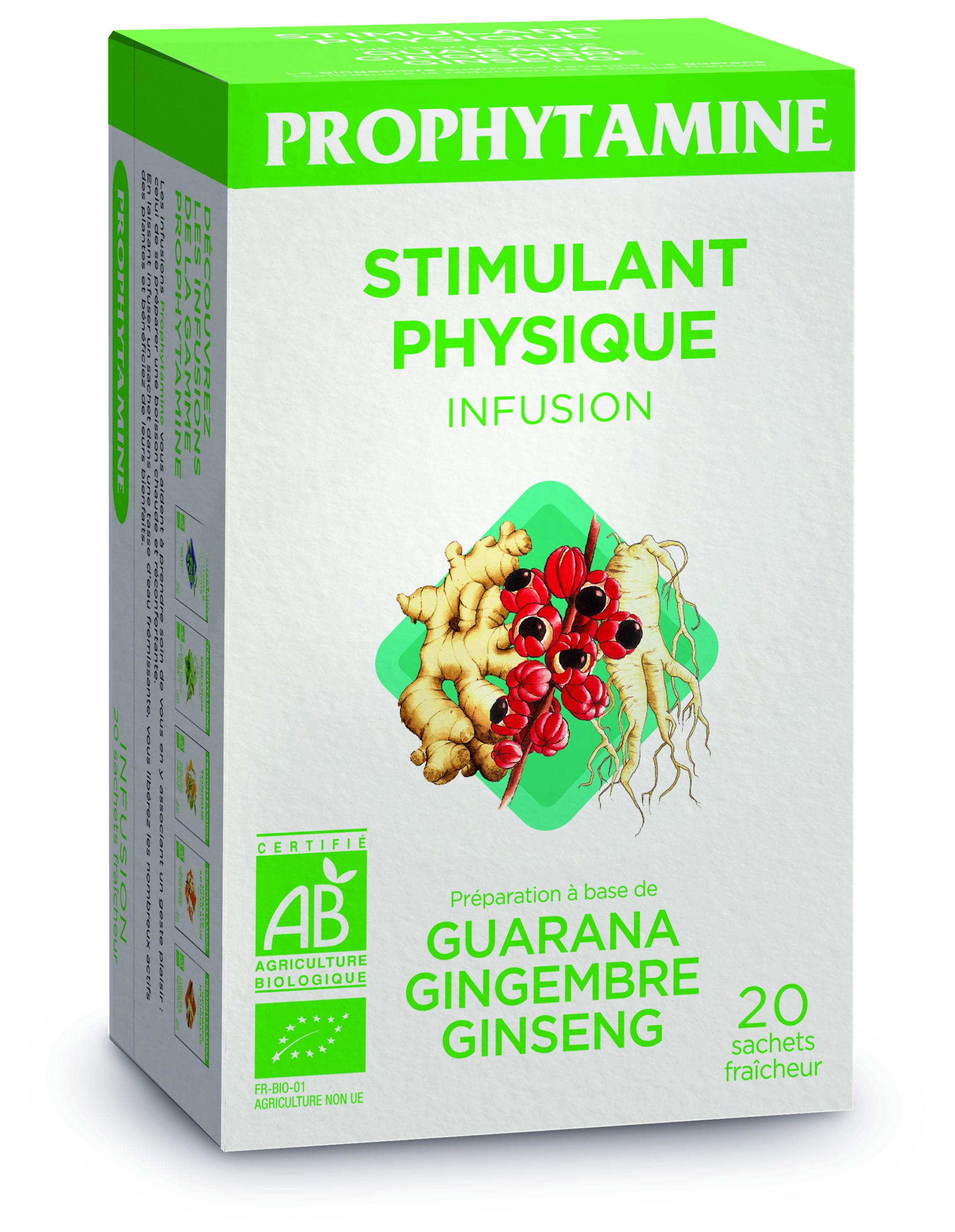 Infusion Stimulant Physique Bio (12 X 20 S X 2 G) - PROPHYTAMINE