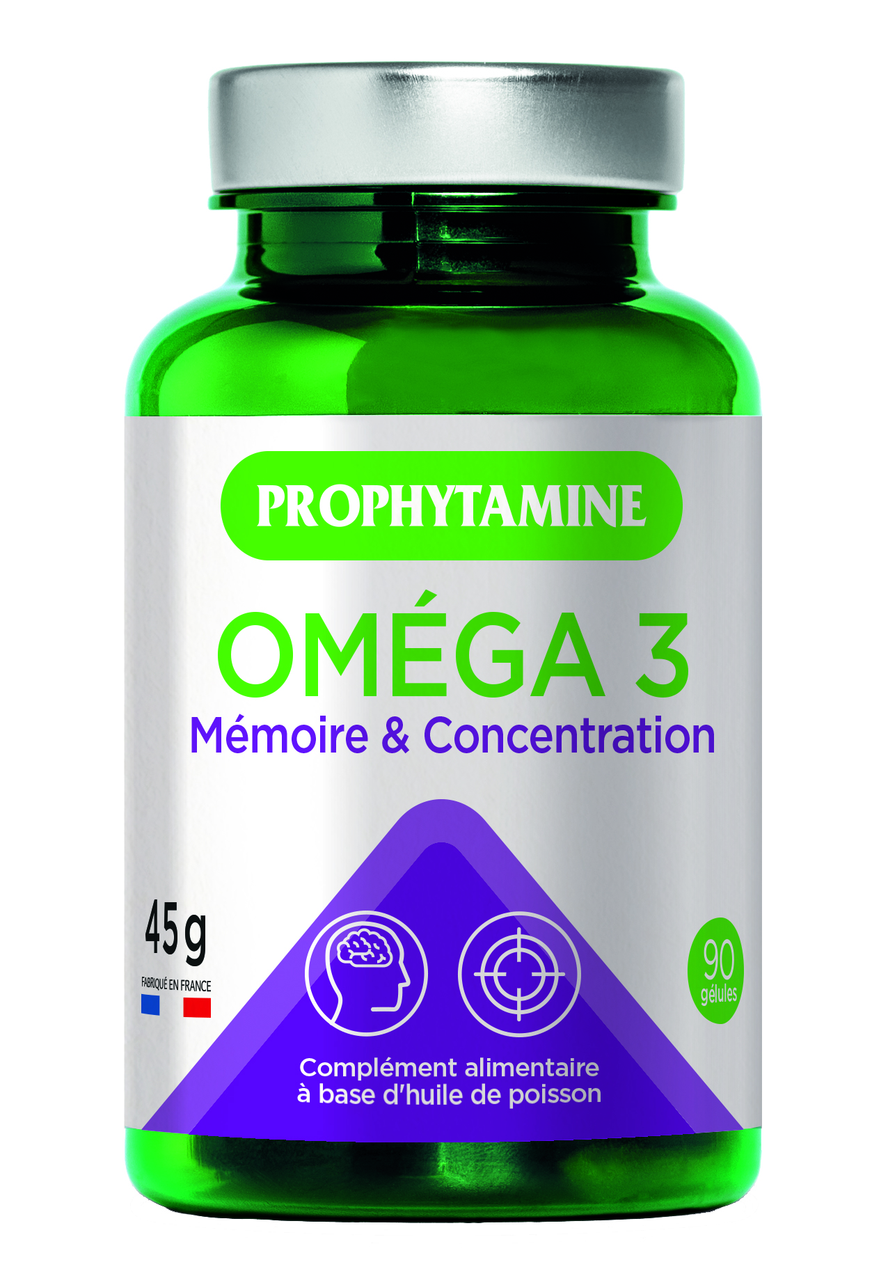 Omega 3 Concentration Memory (9 X 90 Gel) - PROPHYTAMINE