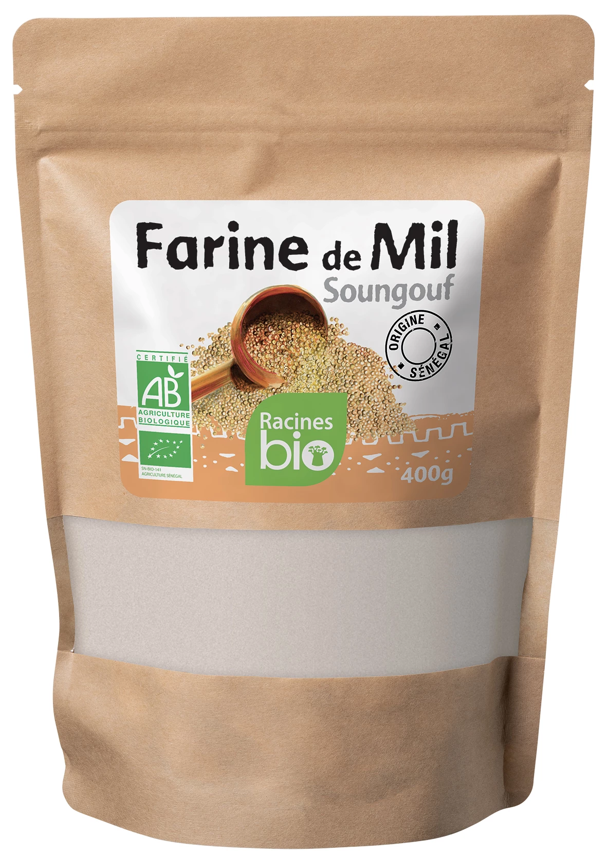 Mil Farina (20 X 400 G) - Racines Bio