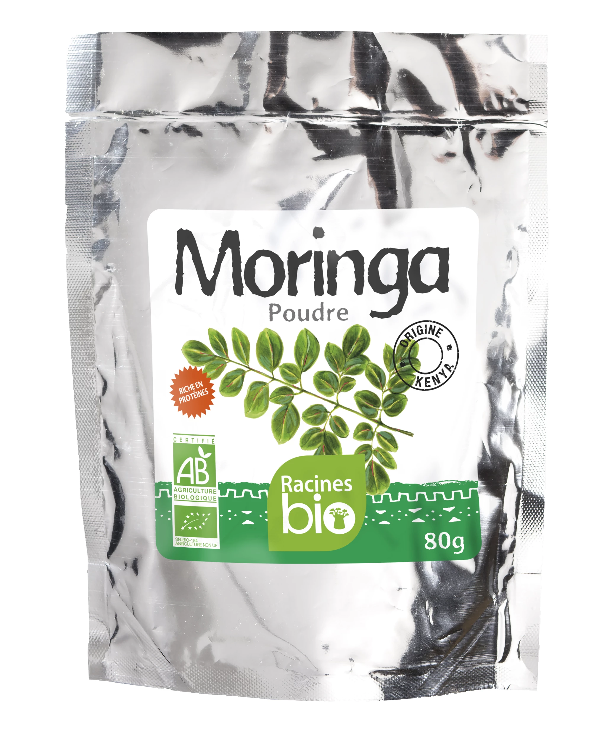 Moringa Powder (20 X 80 G) - Racines Bio