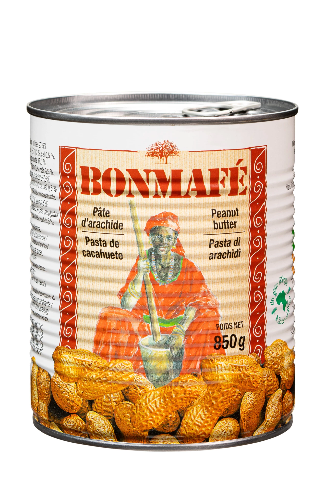Арахисовая паста (6 х 850 г) - BONMAFE