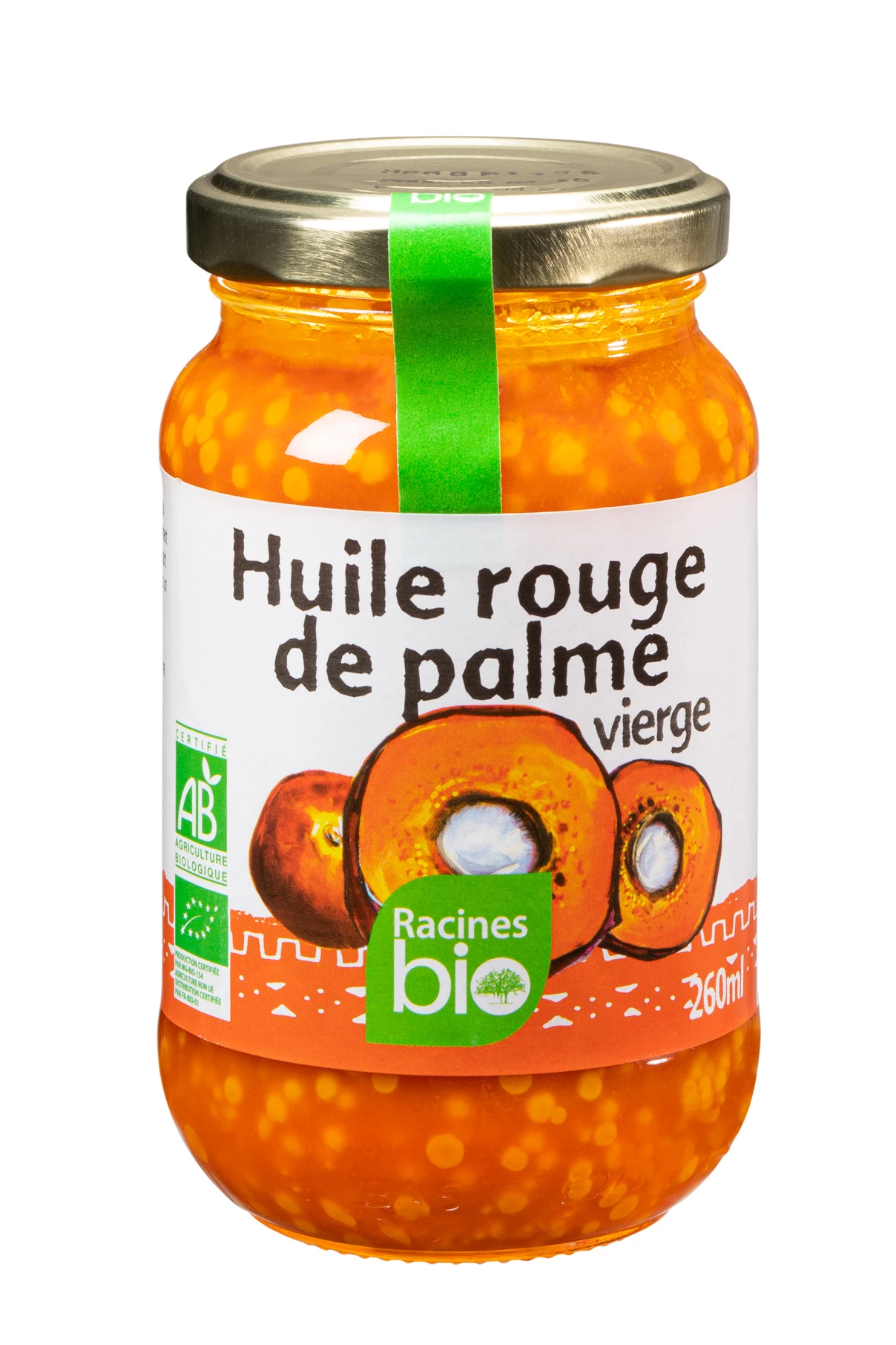Красное пальмовое масло (12 х 260 мл) - Racines Bio