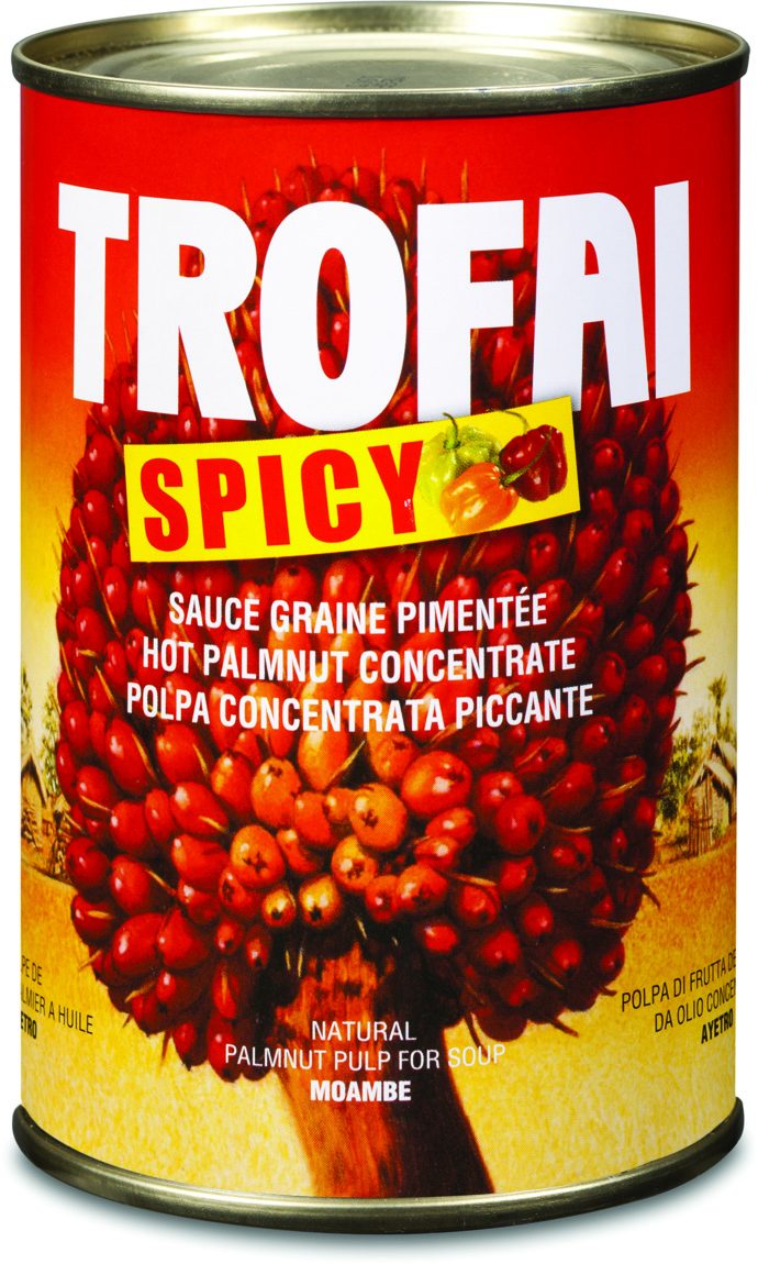 Spicy Palm Seed Sauce (24 X 400 G) - TROFAI