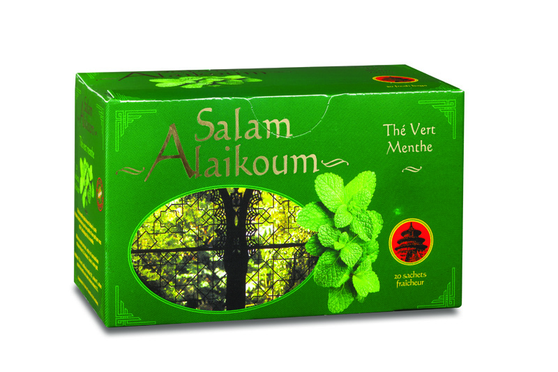 Thé Vert Gunpowder Mint (12 X 20 túi) - Salam Alaikoum