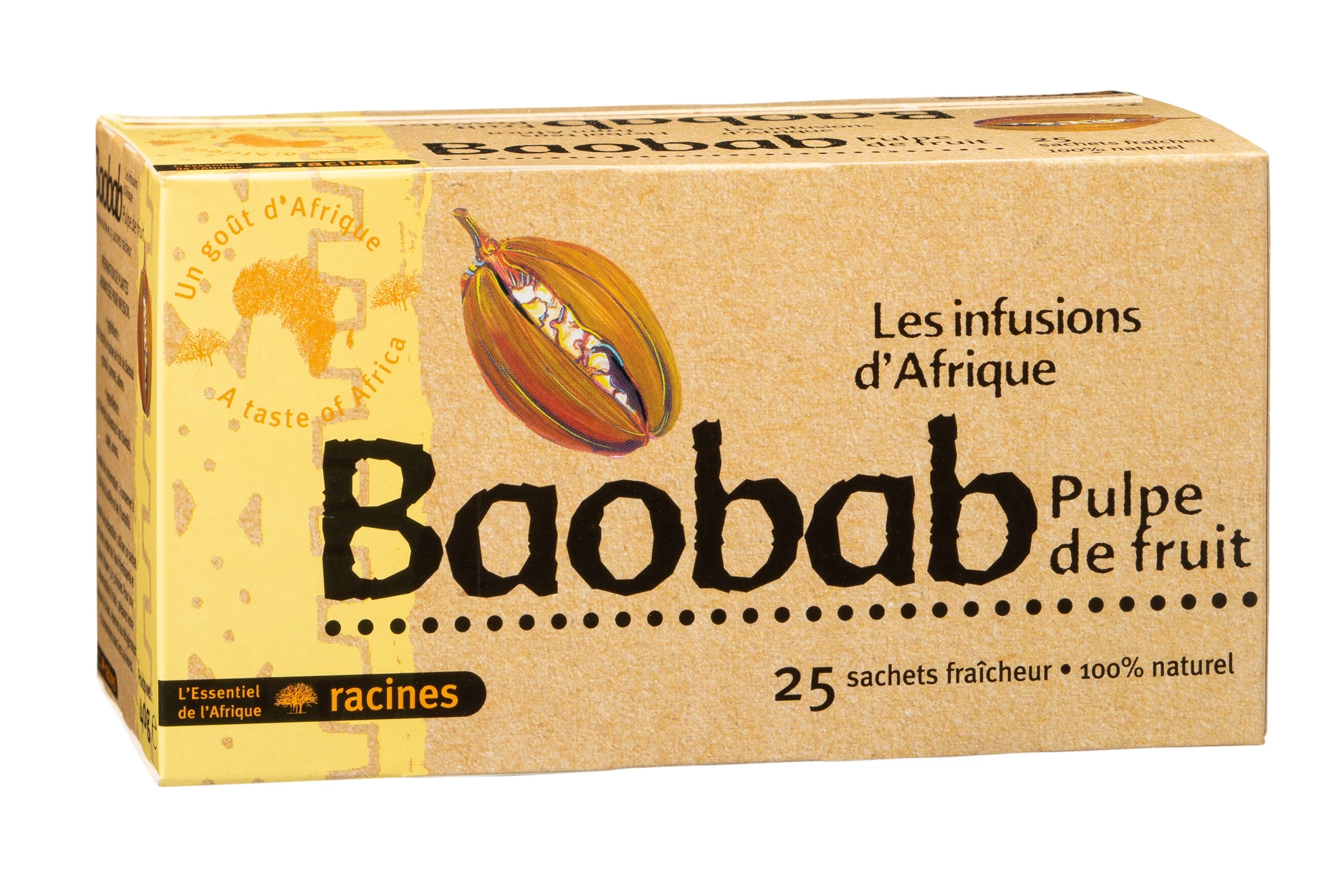 Infusão de Baobá Africano (10 X 25 Sachês) - Racines