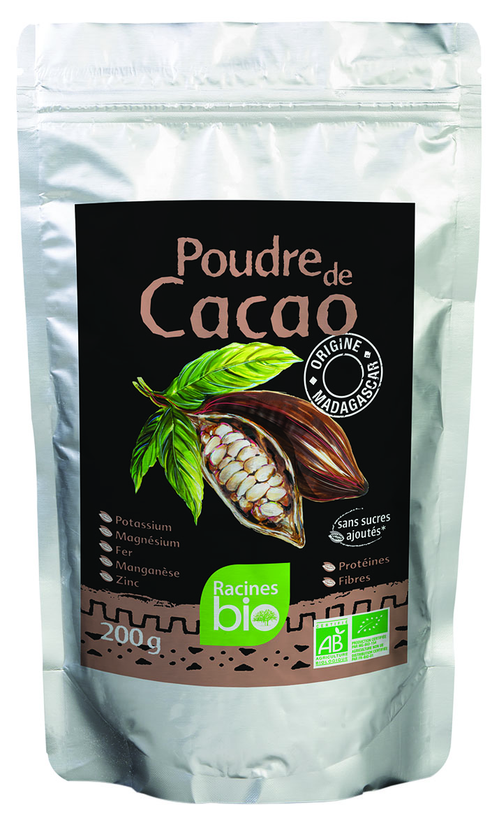 Cacaopoeder (20 X 200 G) - Racines Bio