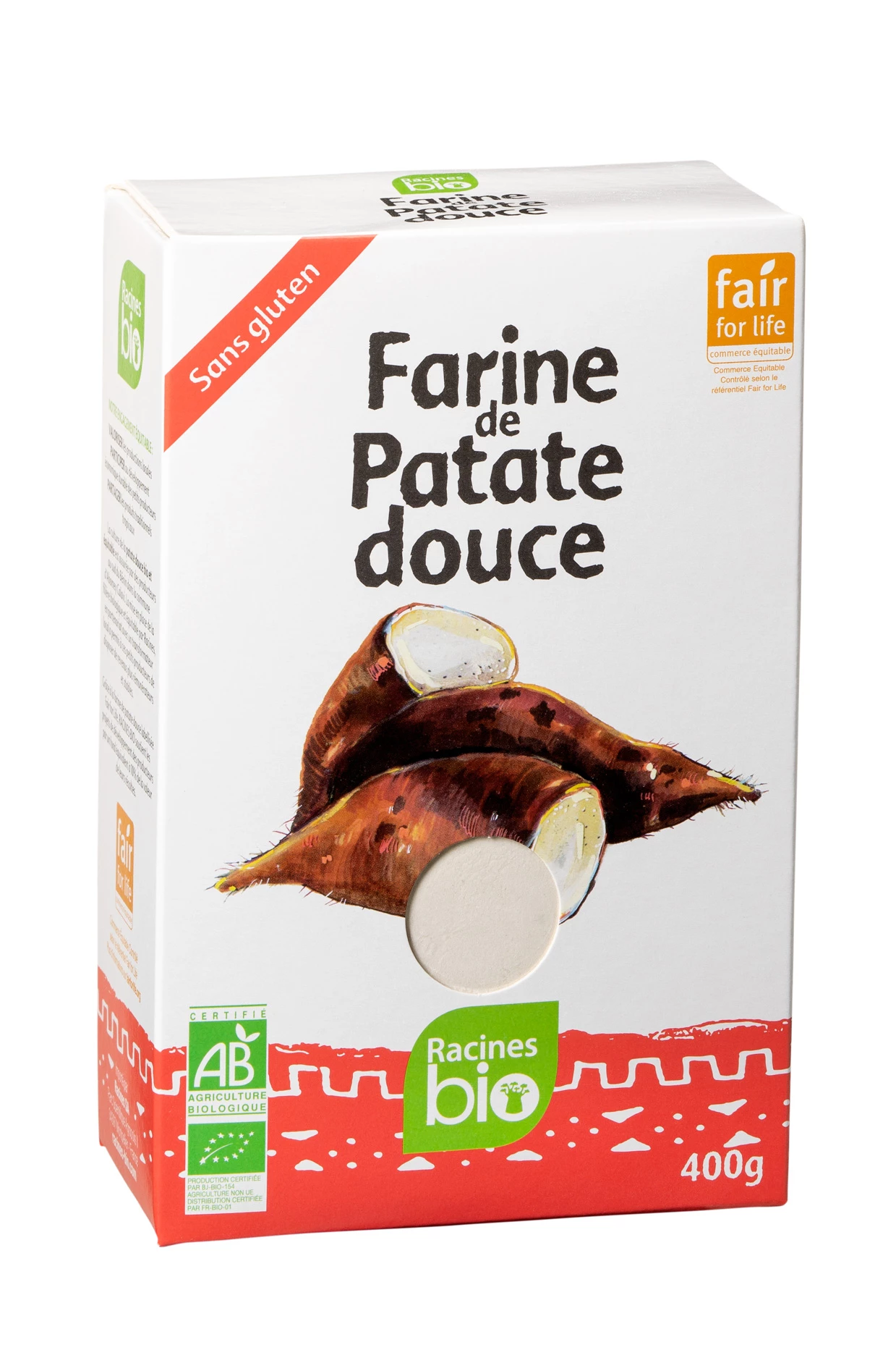 Sweet Potato Flour (20 X 400 G) - Racines Bio