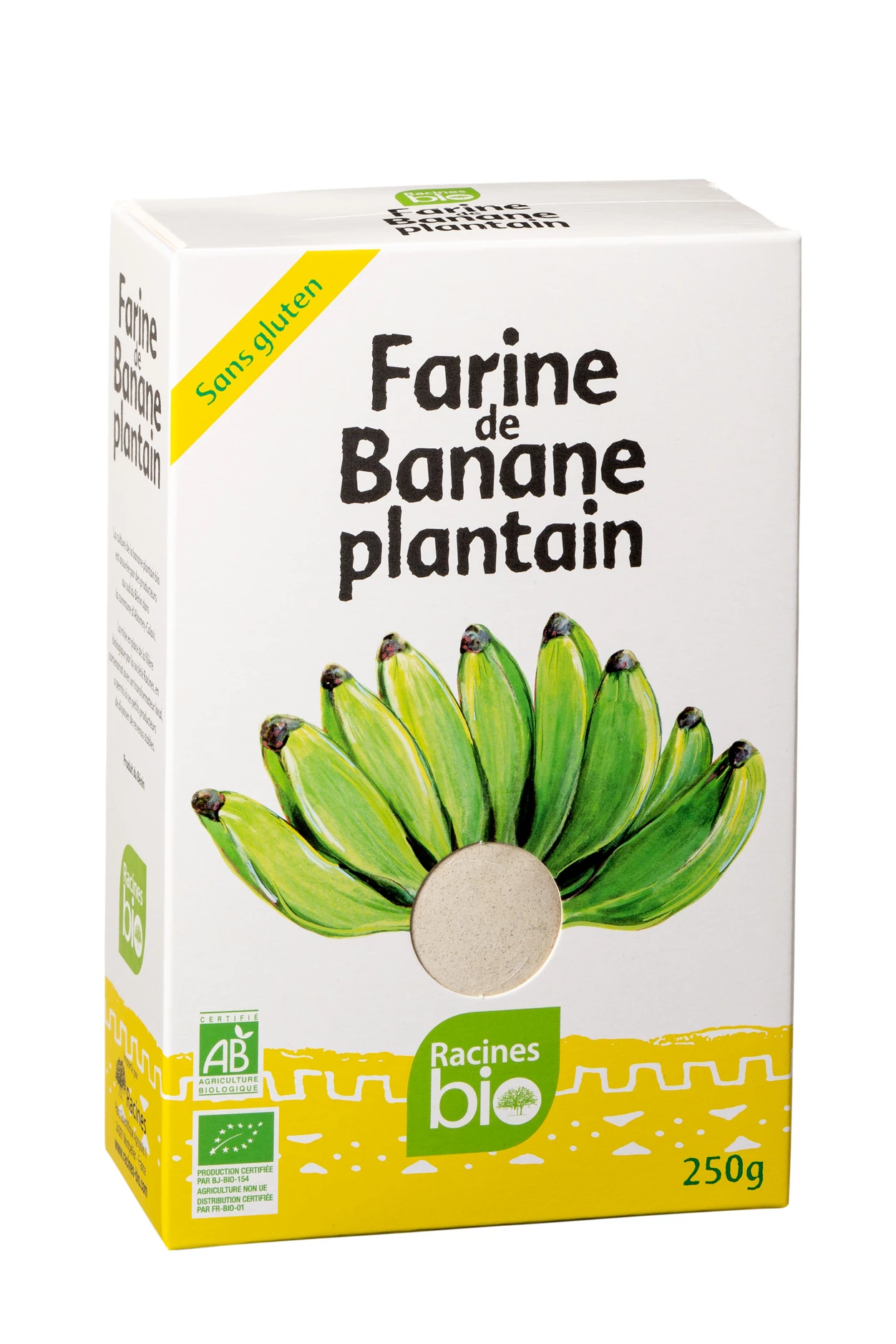 Harina De Plátano (20 X 250 G) - Racines Bio