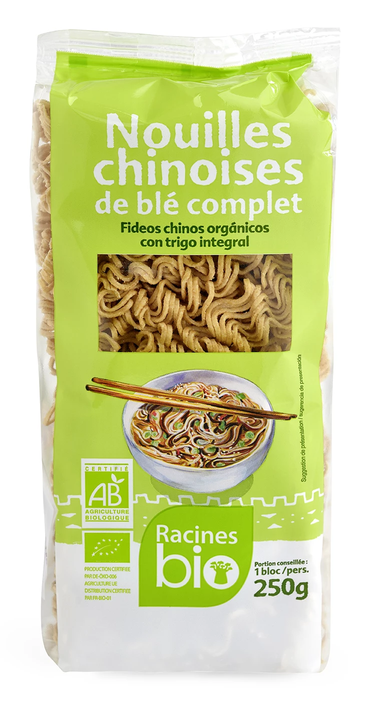 Whole Wheat Noodles (10 X 250 G) - Racines Bio