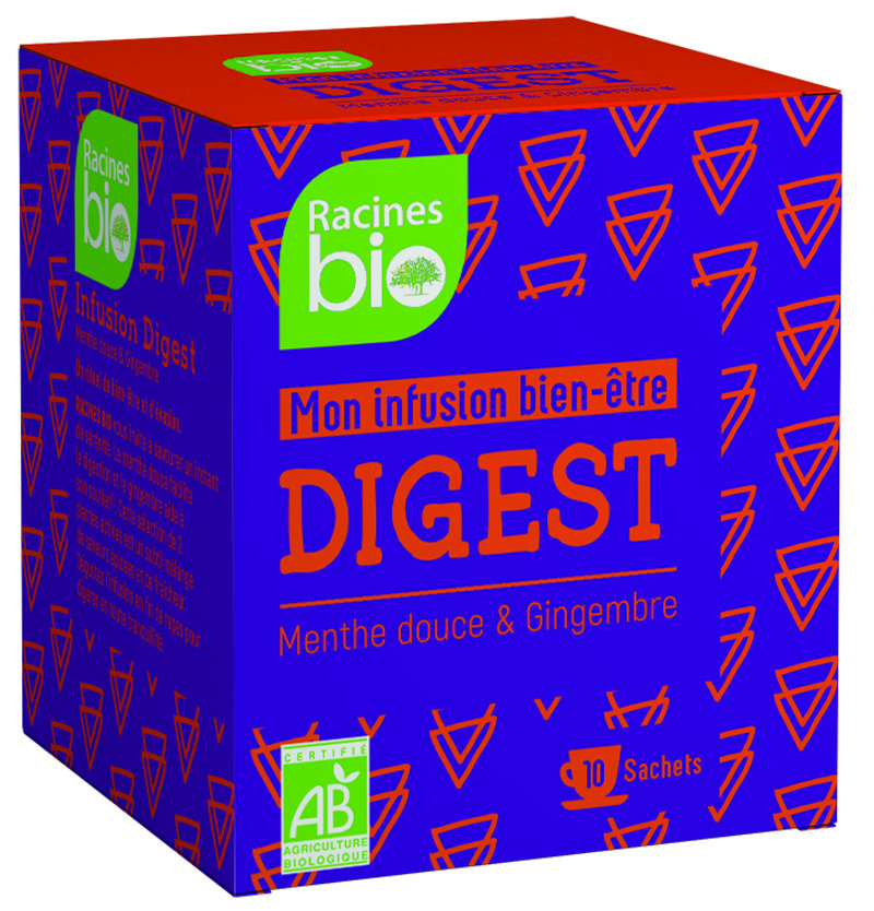 Infusie Bien Etre Digest (20 X 10 zakjes X 16 g) - Racines Bio