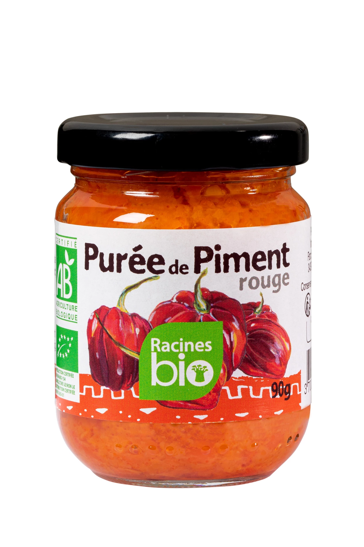 Puré De Pimiento Rojo (24 X 90 G) - Racines Bio