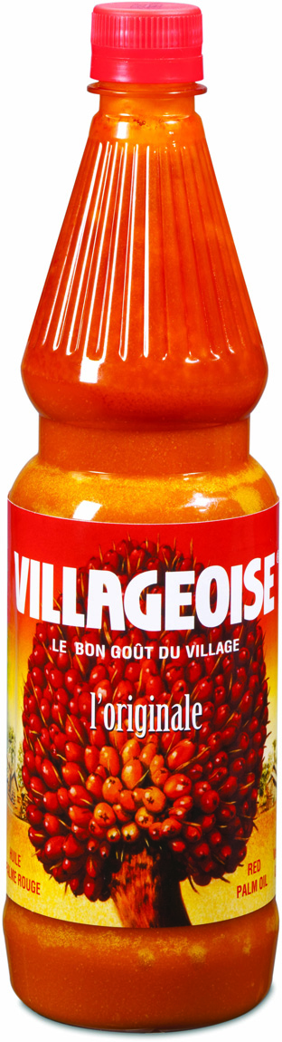 Huile de palme - huile rouge - huile de palme la villageoise - 0,5 Cl - 75  Cl —