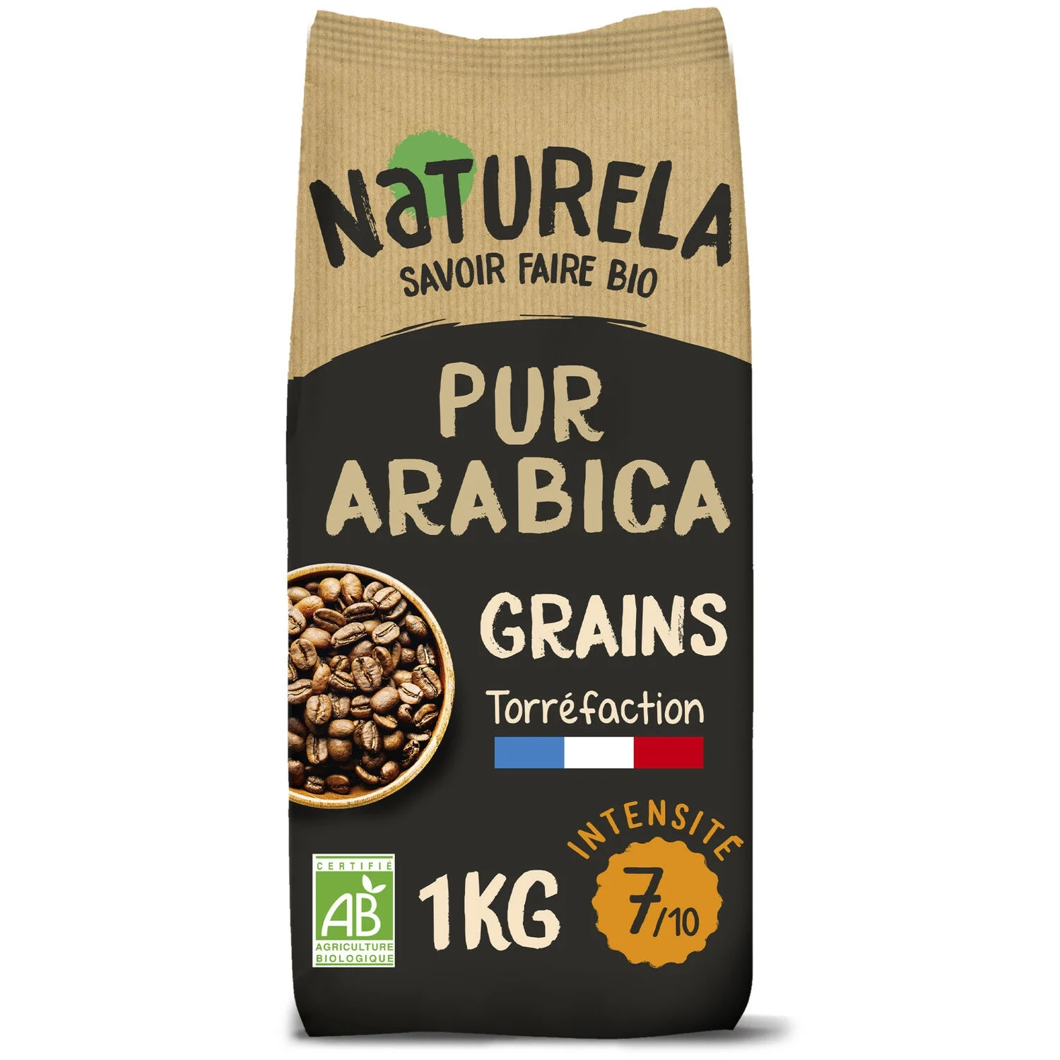 Cafe Pur Arabica Bio Grain 1kg