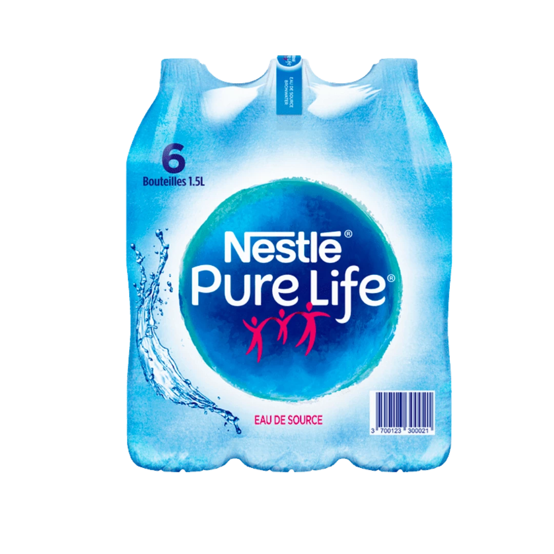 Nestle Pure Life 1 5l Pet X 6 - NESTLE