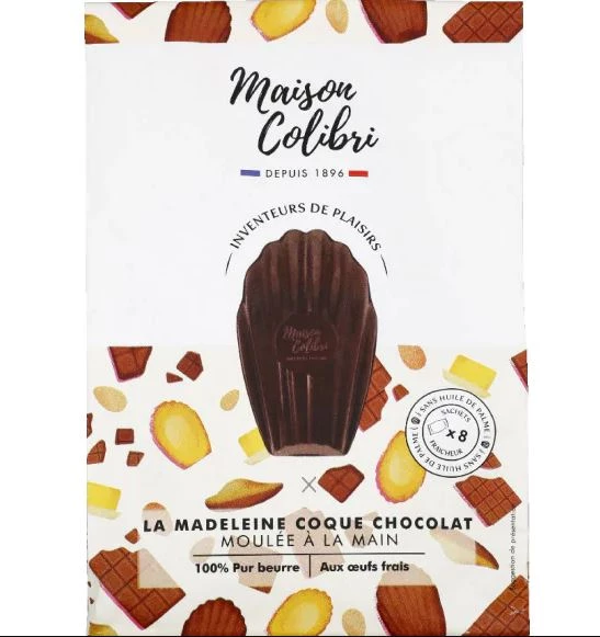 Chocolate madeleines 240g - MAISON COLIBRI