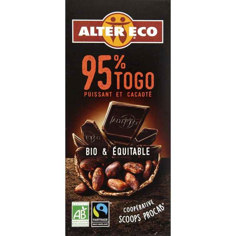 Noir Togo 95 90g Alter Eco Bi