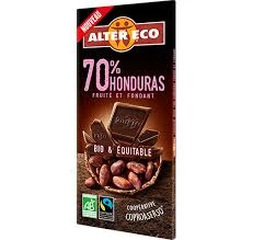 Chocolat Noir Honduras 70% 100
