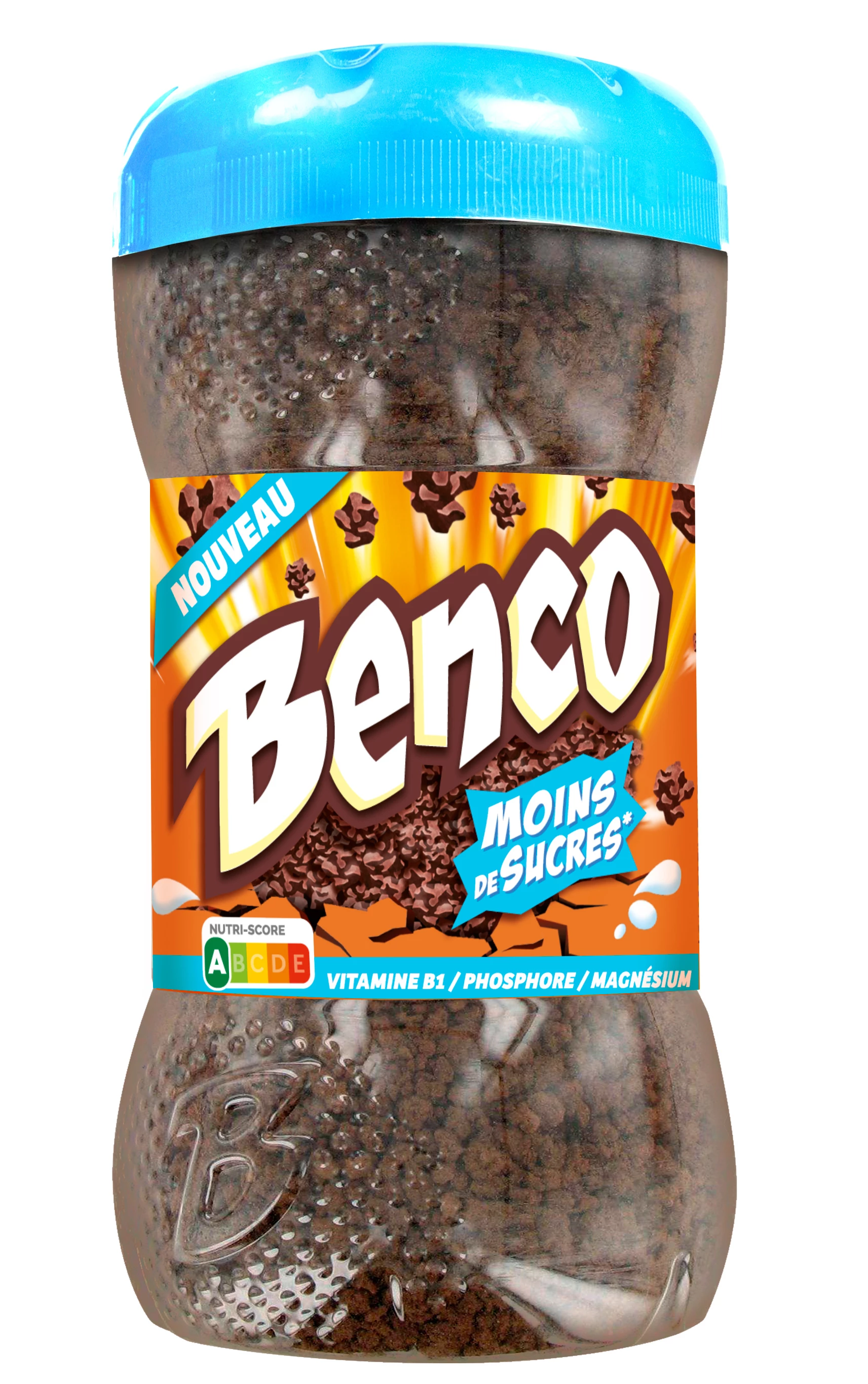 Poudre de Chocolat Moins De Sucre, 400g - BENCO