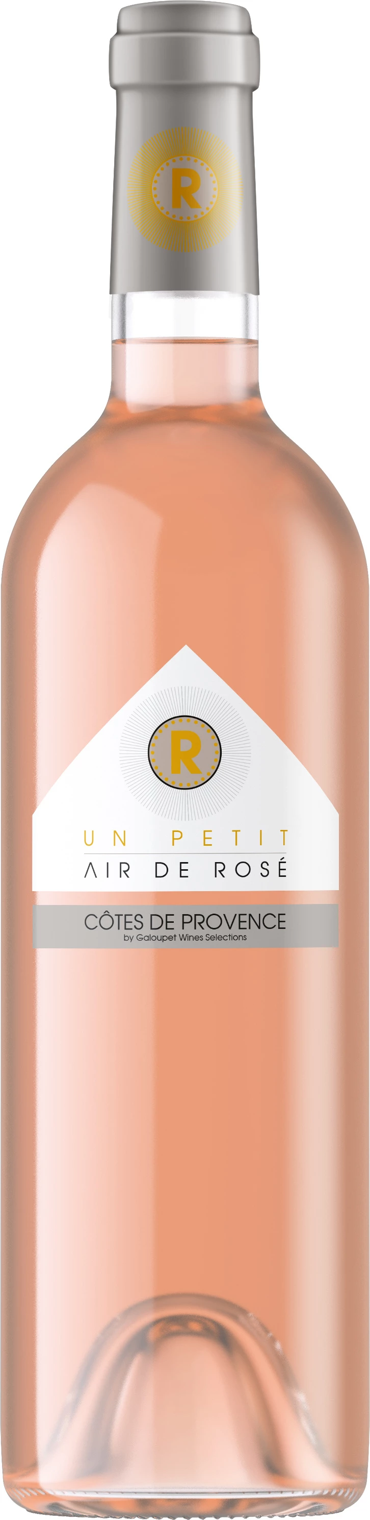 Vin Rosé Côtes de Provence Un Petit Air de Rosé, 13,5°, 75 cl - GALOUPET