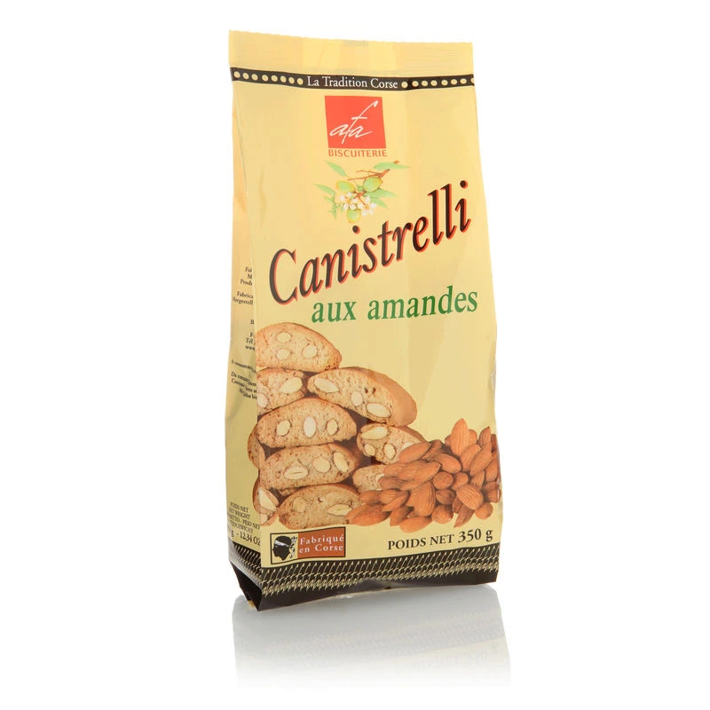 Canistrelli almond biscuits 350g - BISCUITERIE AFA