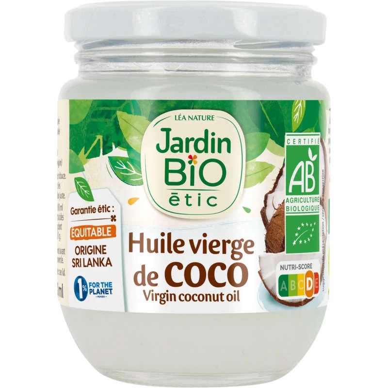 Dầu dừa nguyên chất hữu cơ 200ml - JARDIN Bio