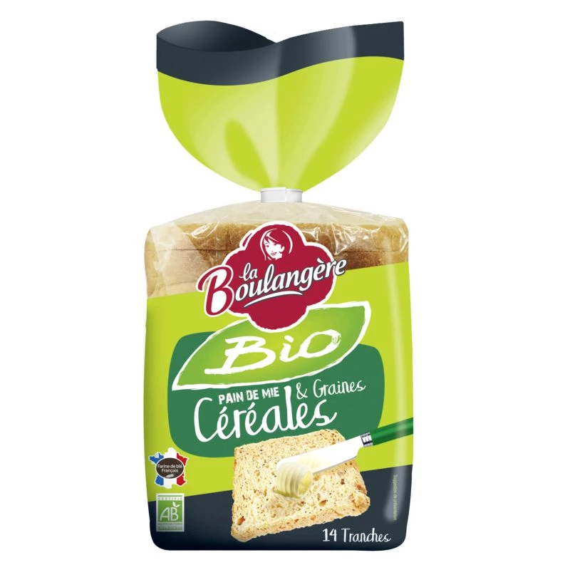 Organic Cereal Seed Bread 500g - LA BOULANGERE