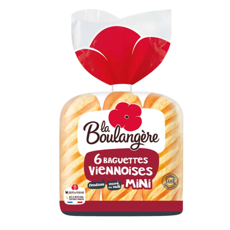 Baguettes vienesas - LA BOULANGERE