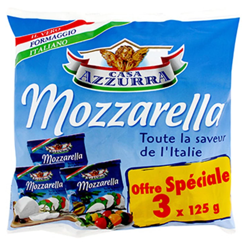 Mozza Casa Azur Tris 3x125g