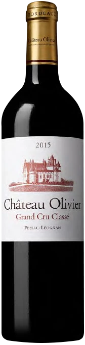 Vin Rouge Pessac Leognan 2015 Grand Cru Classé 14,5% 75cl - CHÂTEAU OLIVIER