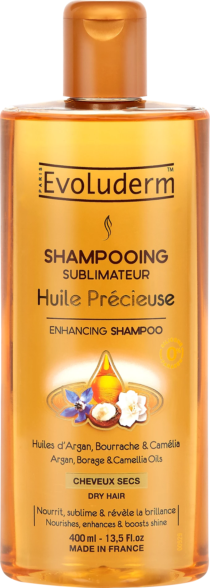 Precious Oil Shampoo, 400ml - EVOLUDERM
