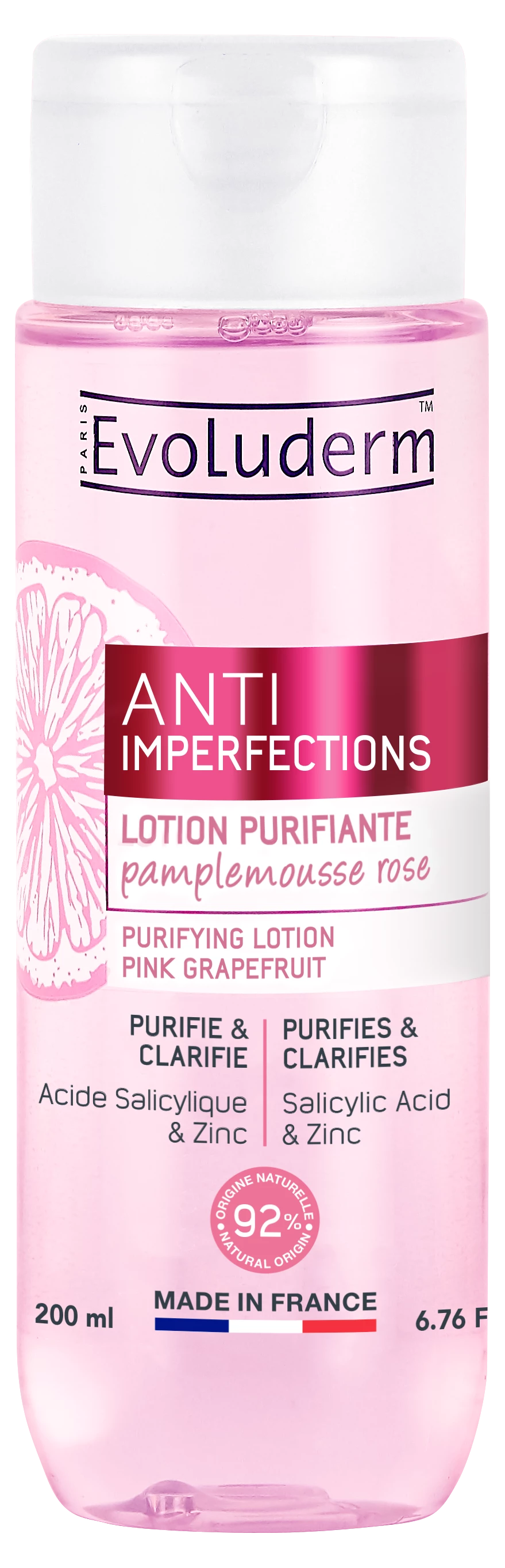 Lotion Purifiante Anti-imperfections 200ml - Evoluderm