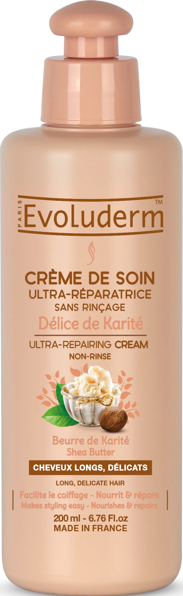 Crème De Soin Ultra-réparatrice Délice De Karité 200ml - Evoluderm