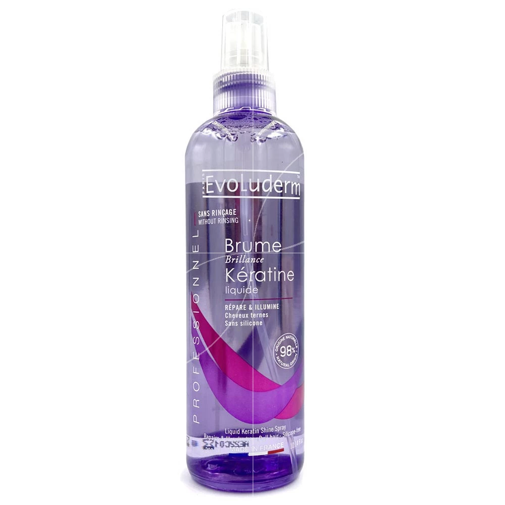 Spray for Dry Hair with Keratin, 300ml - EVOLUDERM