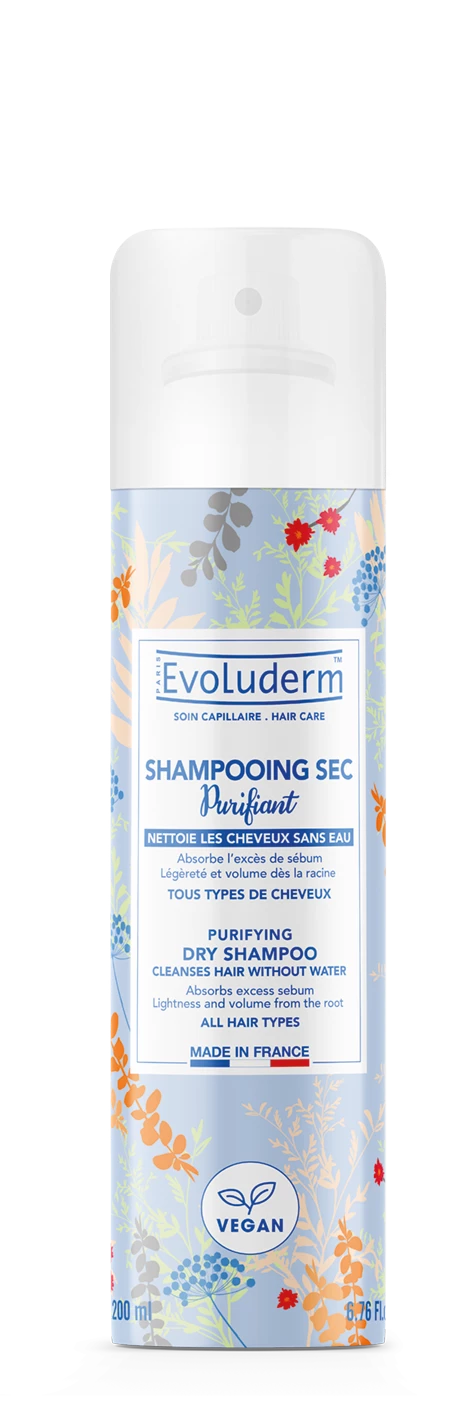 Shampoo Sec, 200ml - EVOLUDERM