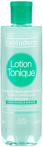 Lotion Tonique Purifiante Peaux Mixtes à Grasses 250ml - Evoluderm