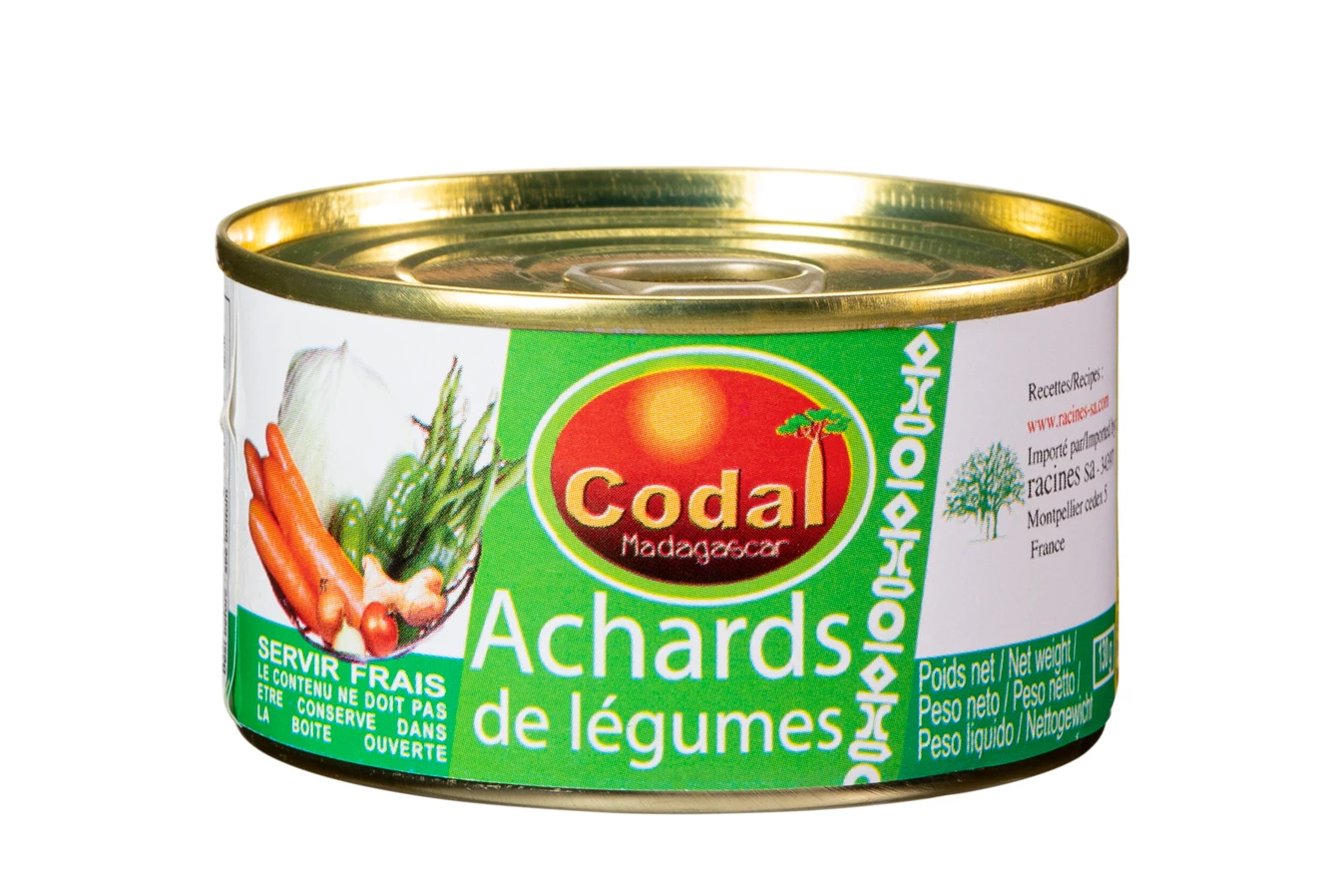 Vegetable Pickles (24 X 130 G) - Codal