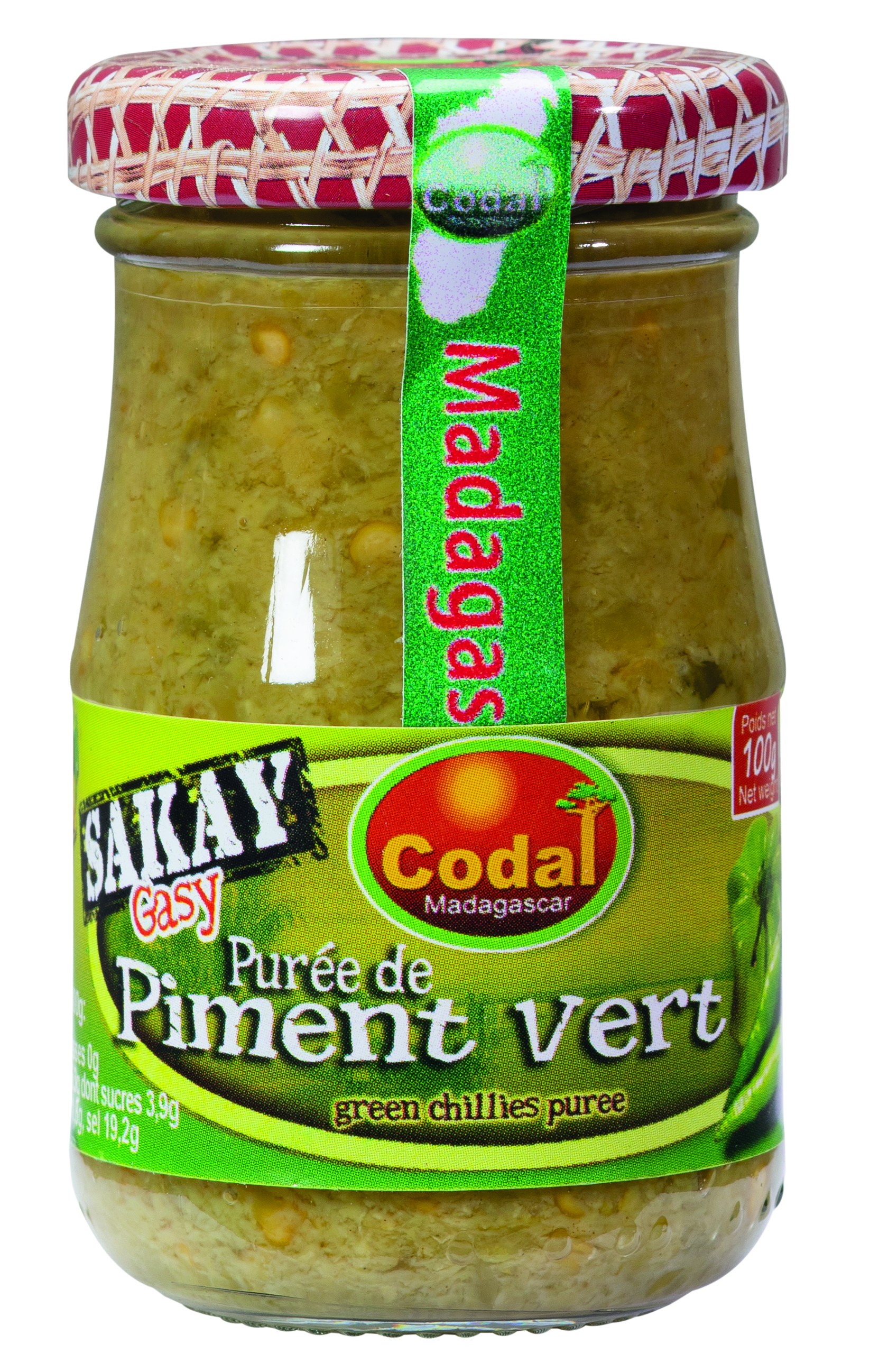 Зеленая паста чили (24 х 100 г) - Codal