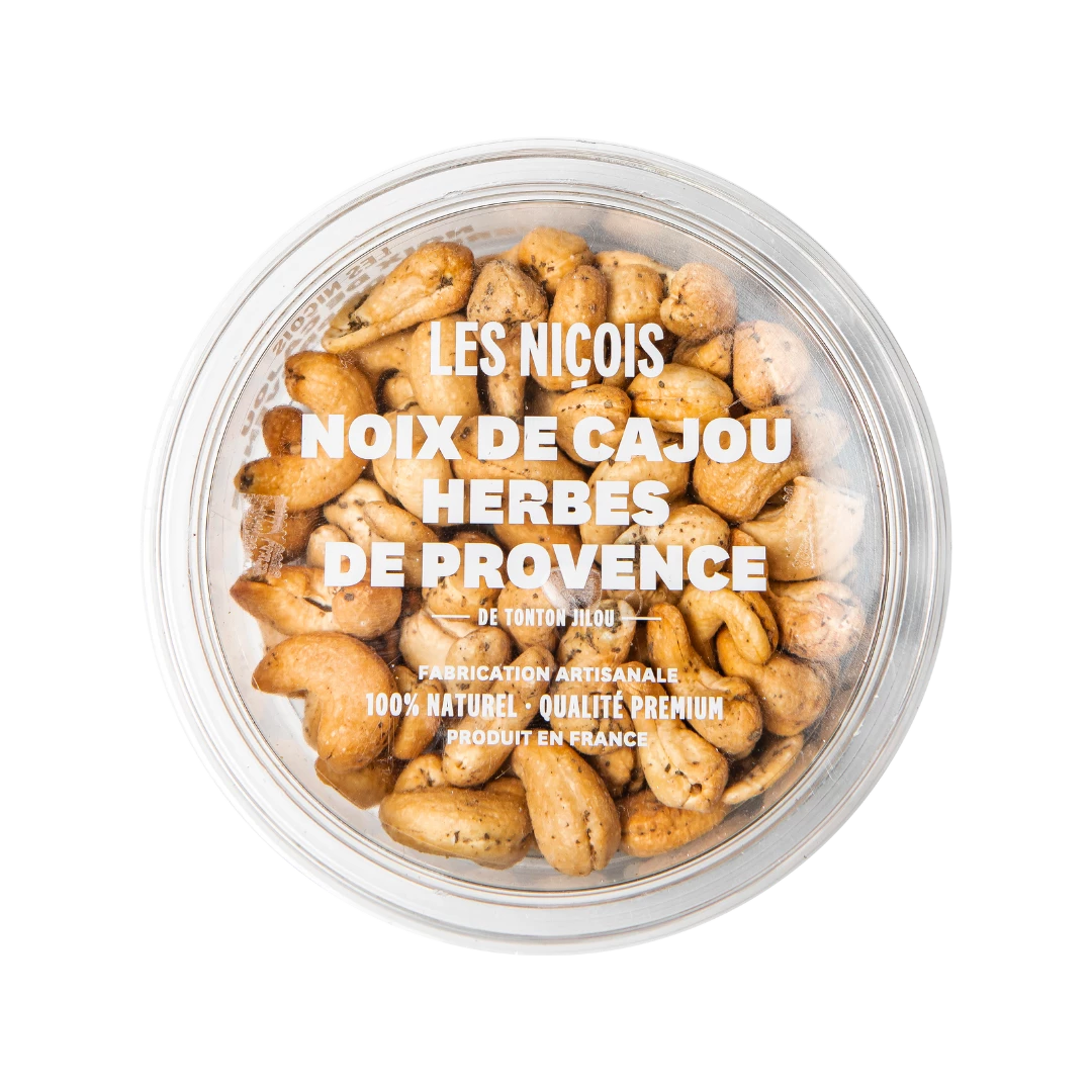 Cashew Nuts Herbes de Provence, 110g - LES NIÇOIS
