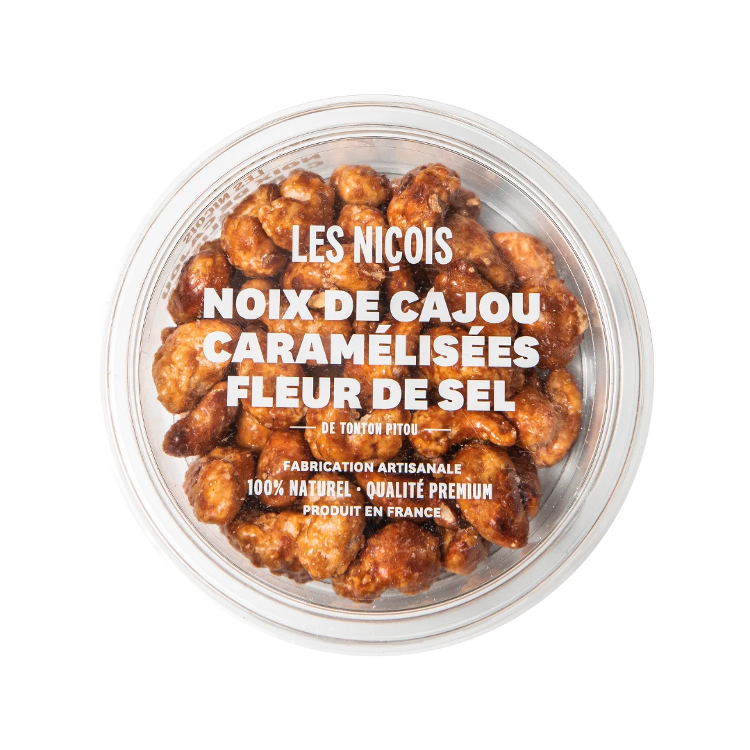 Caramelized Cashews, 110g - LES NIÇOIS
